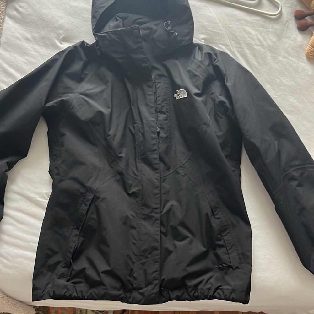 North face women’s jacket with fleece inside